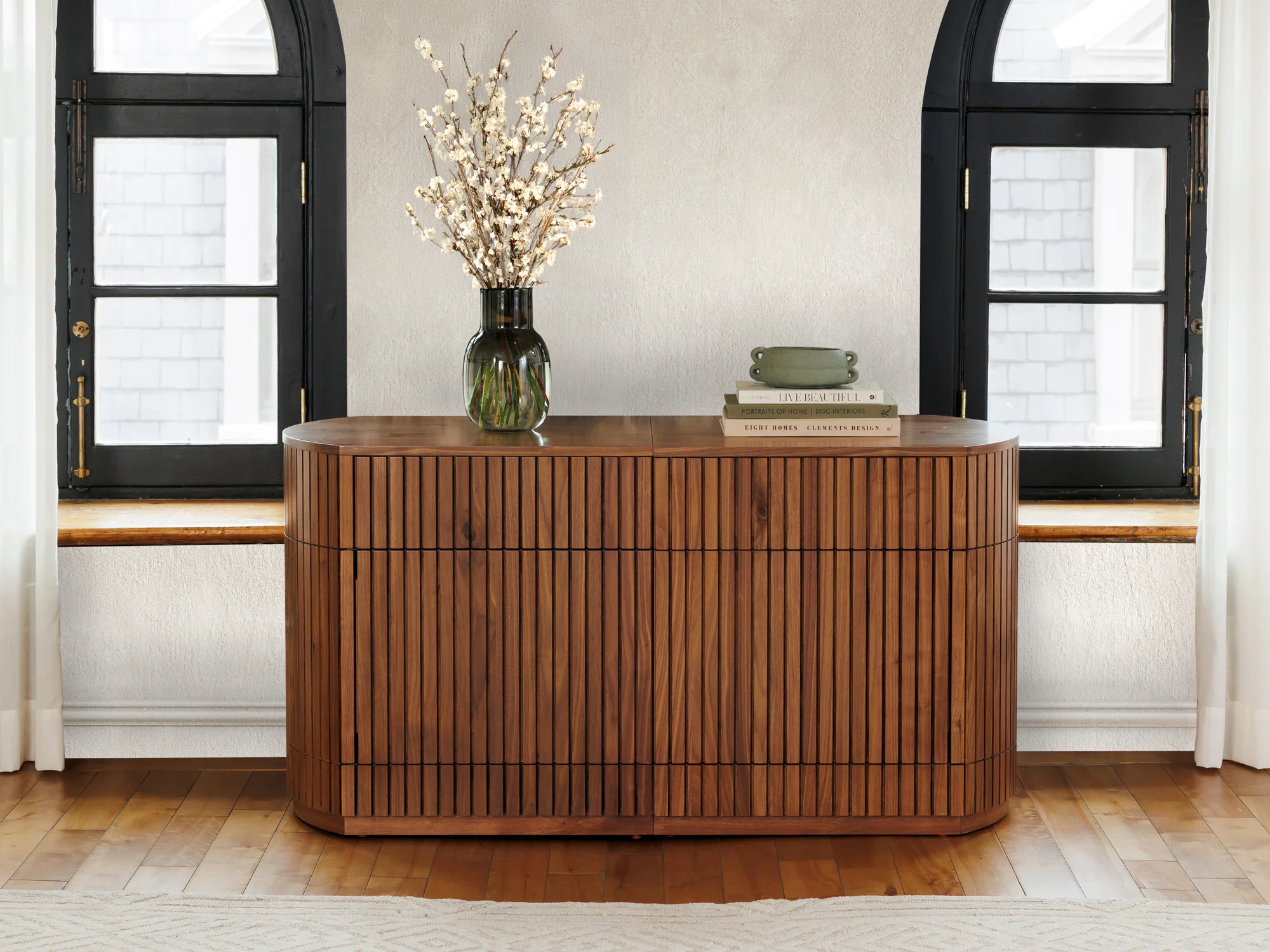 Transformer Round Sideboard - Panel Storage - Image 43