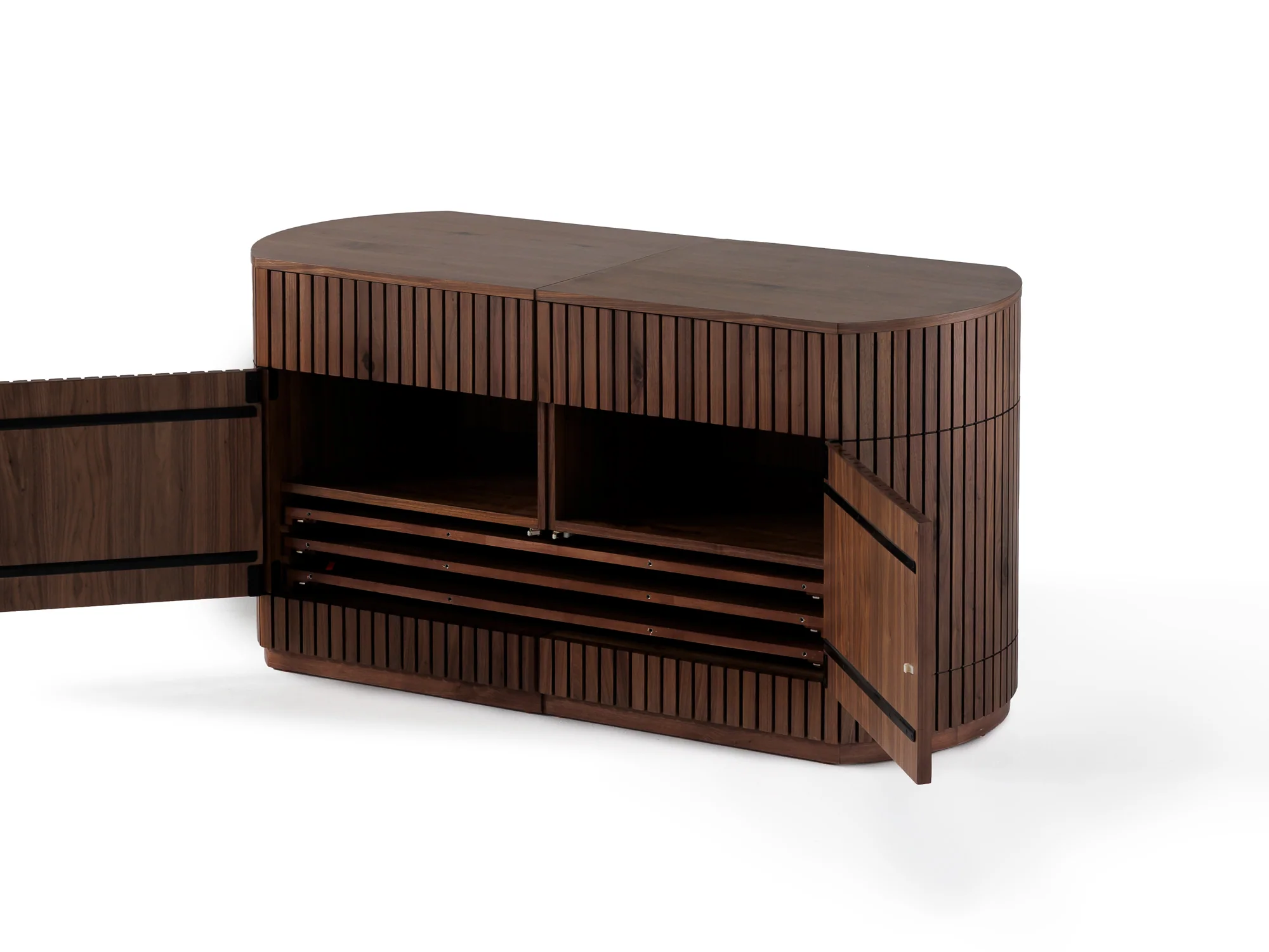 Transformer Round Sideboard - Panel Storage - Image 51