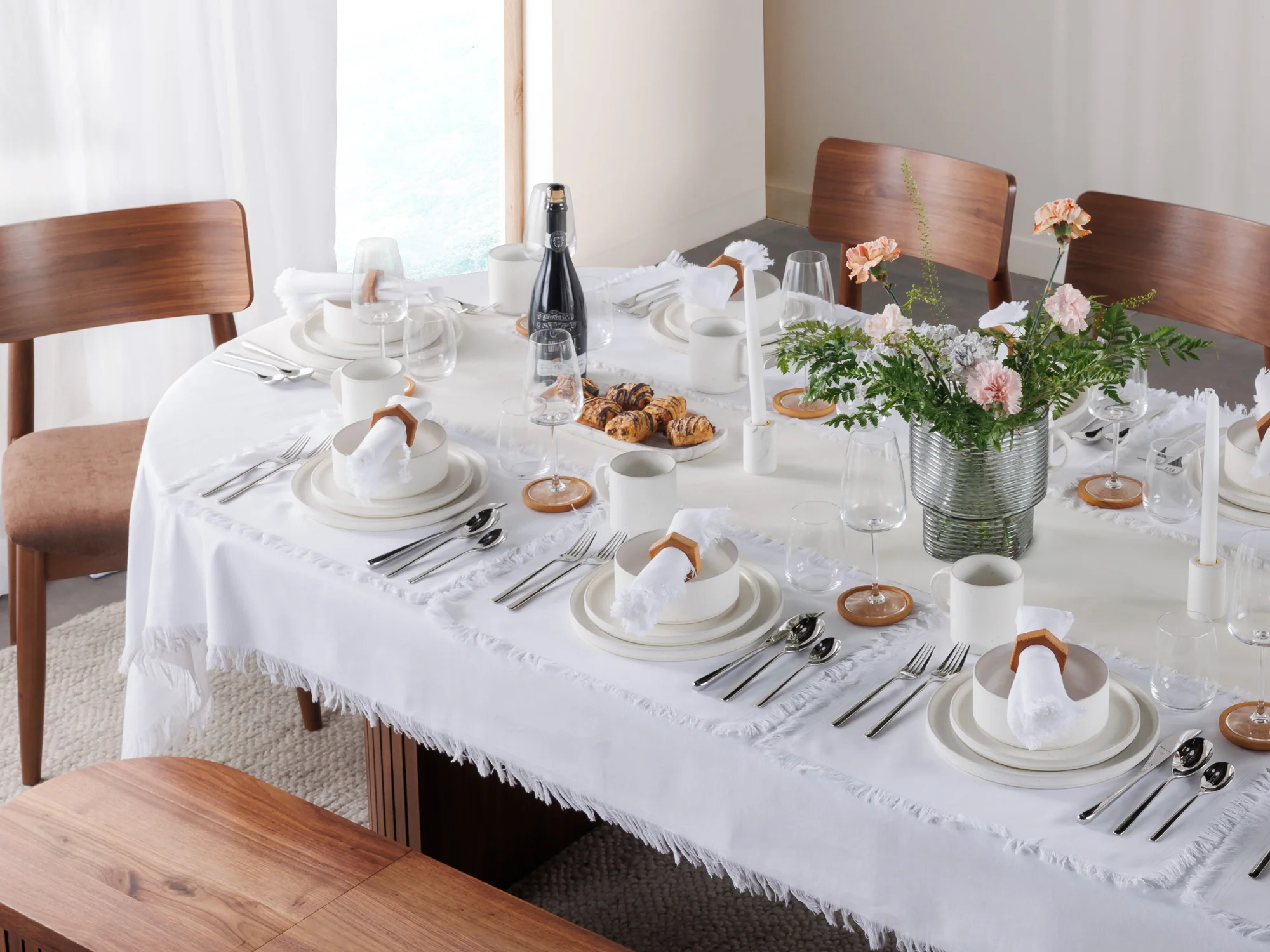 Table Accessories Set for 12 - Cotton - Image 31