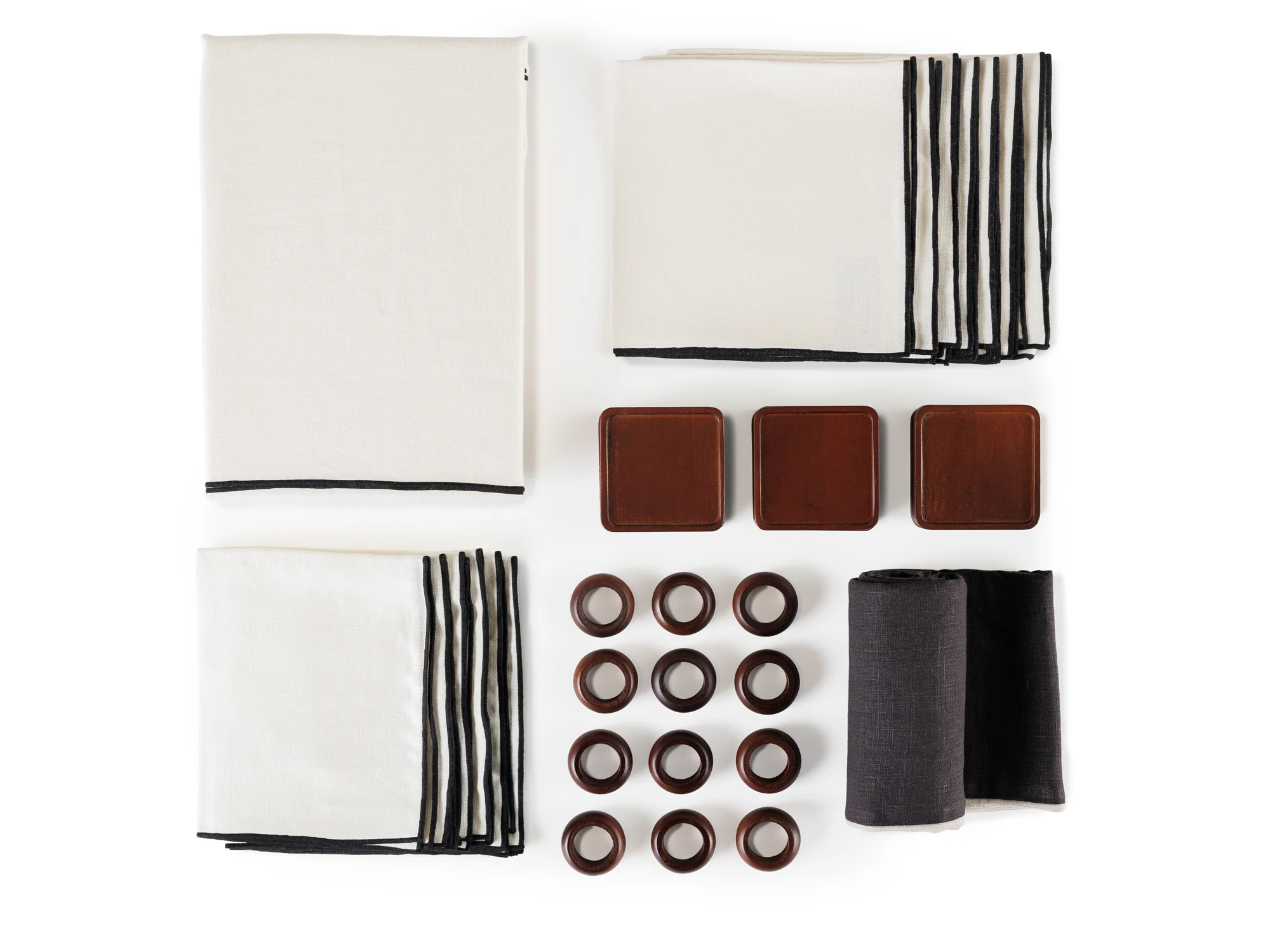 Table Accessories Set for 12 - Linen - Image 22
