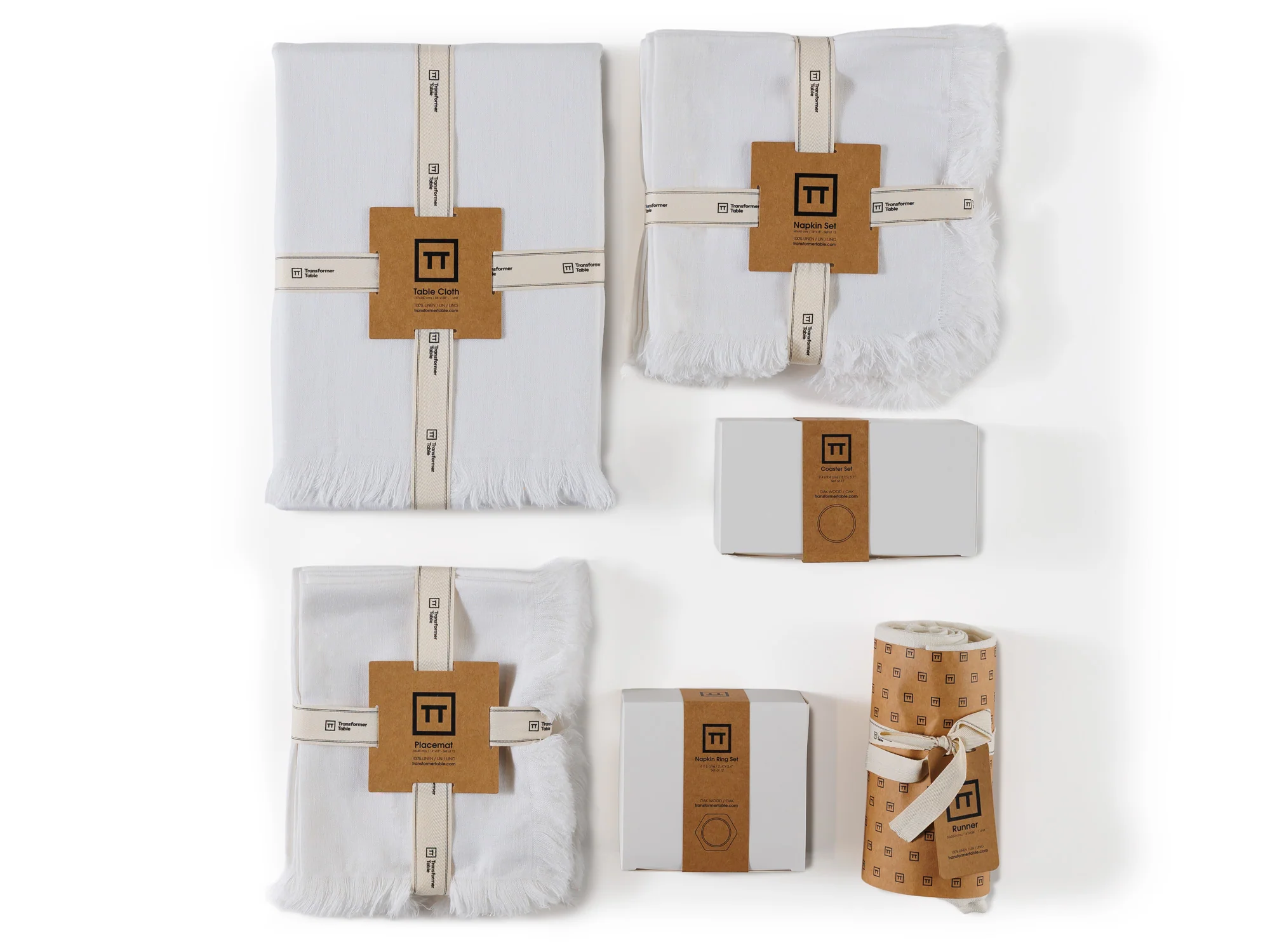 Table Accessories Set for 12 - Linen - Image 38